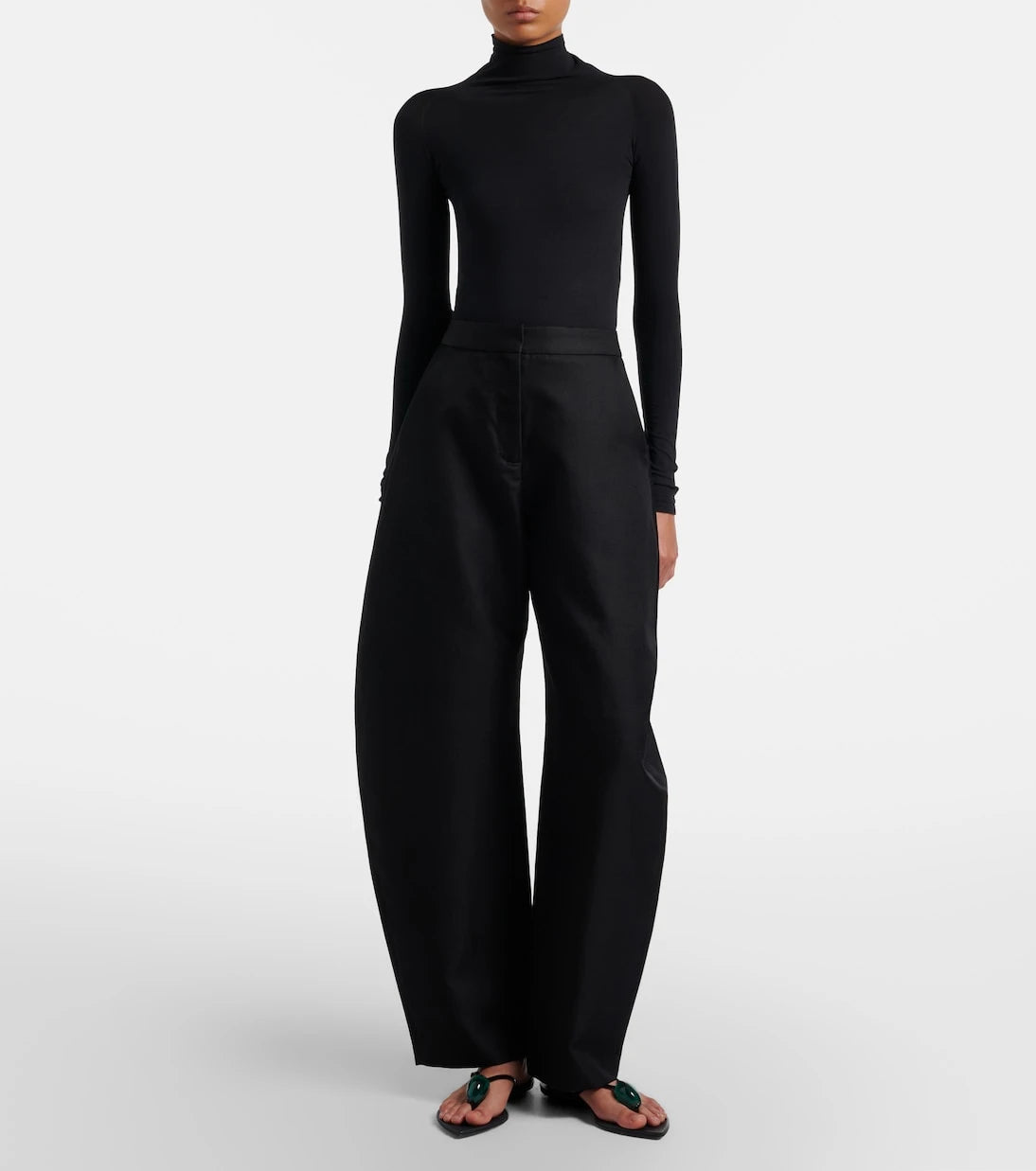 Alaïa - Invisible embellished leather sandals