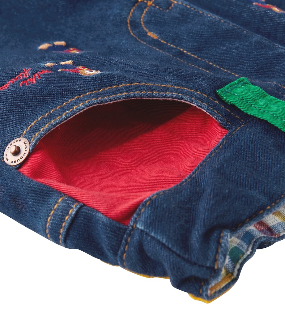 Cotton Embroidered Jeans (2-5 Years)