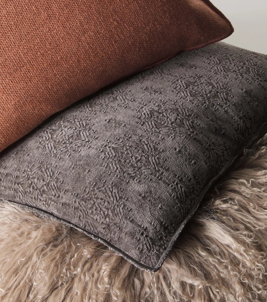 Maison de Vacances - Cotton-blend cushion