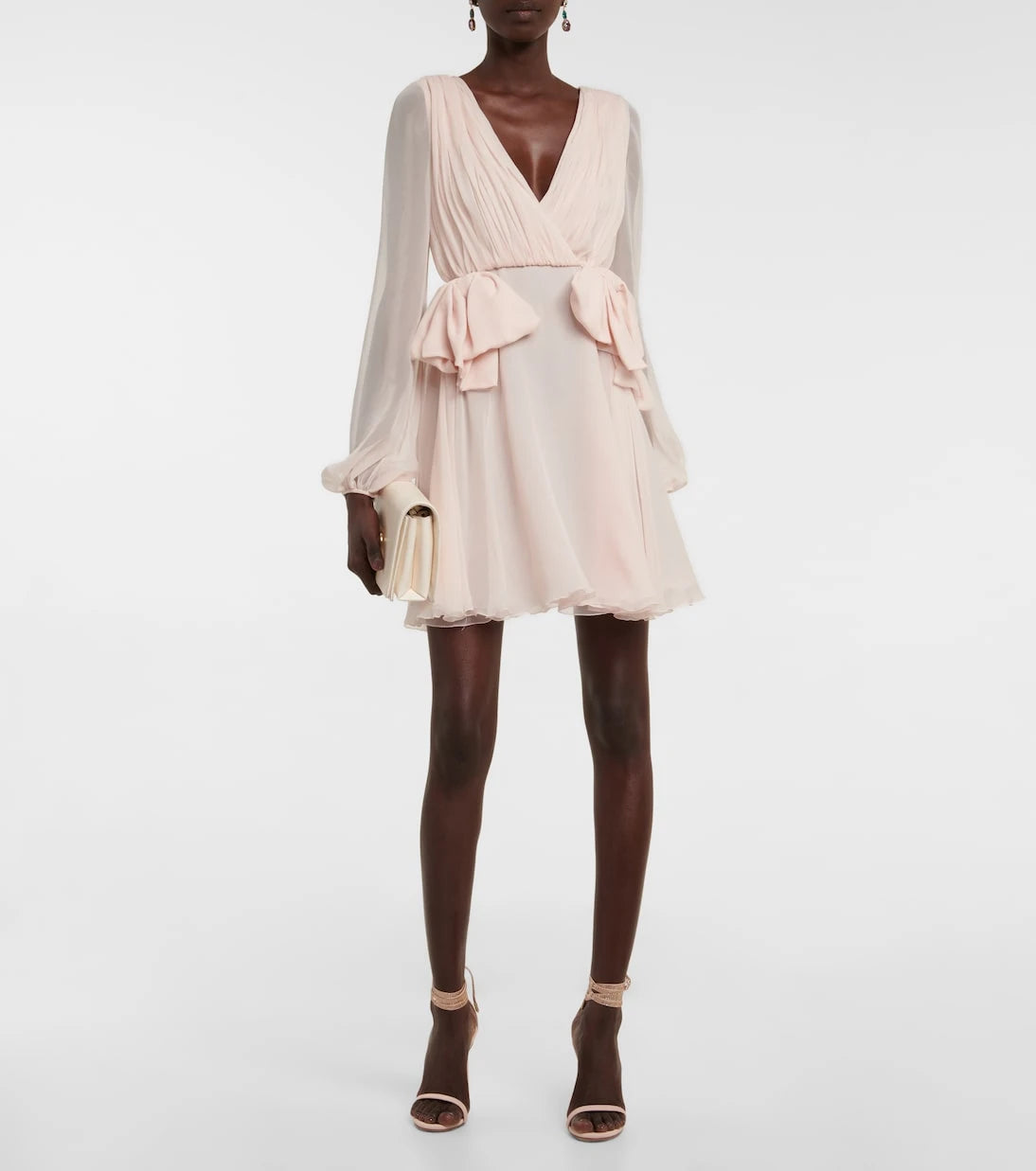 Giambattista Valli - Bow-detail ruched minidress