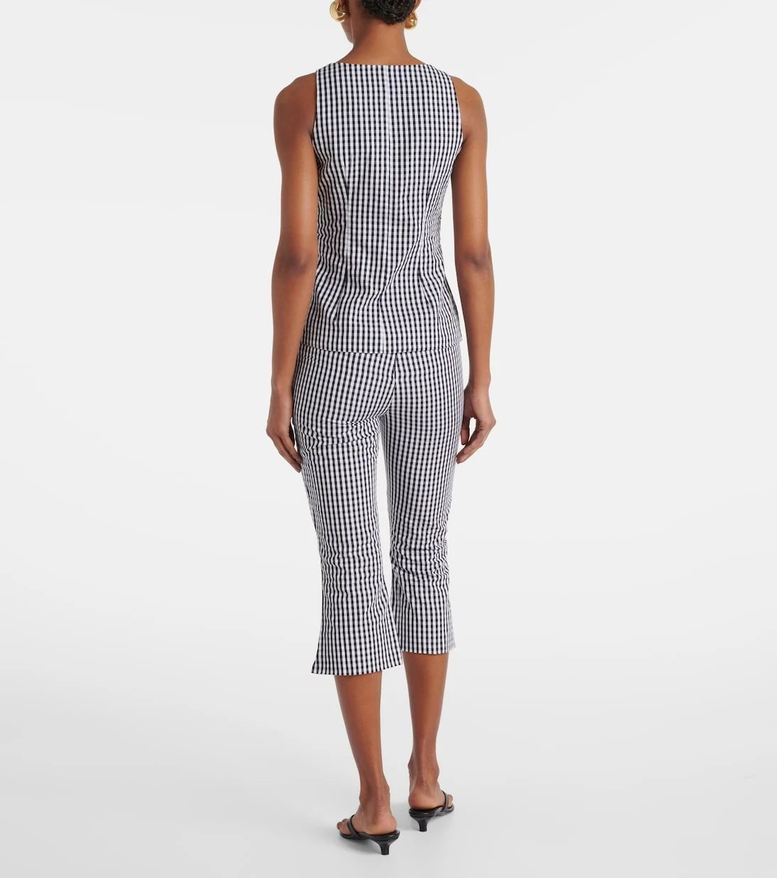 Faithfull - Gingham cotton poplin top