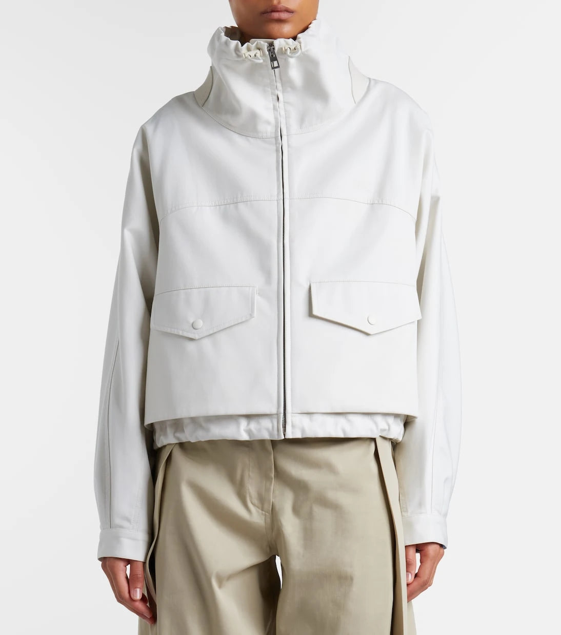 Loewe - Cotton and silk gabardine jacket