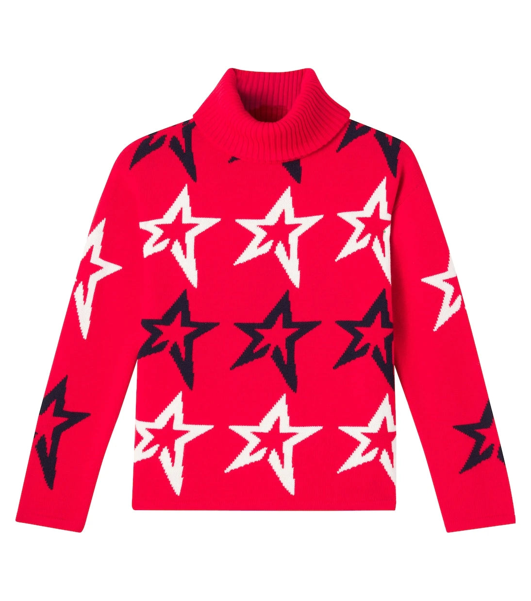 Perfect Moment Kids - Intarsia wool turtleneck sweater