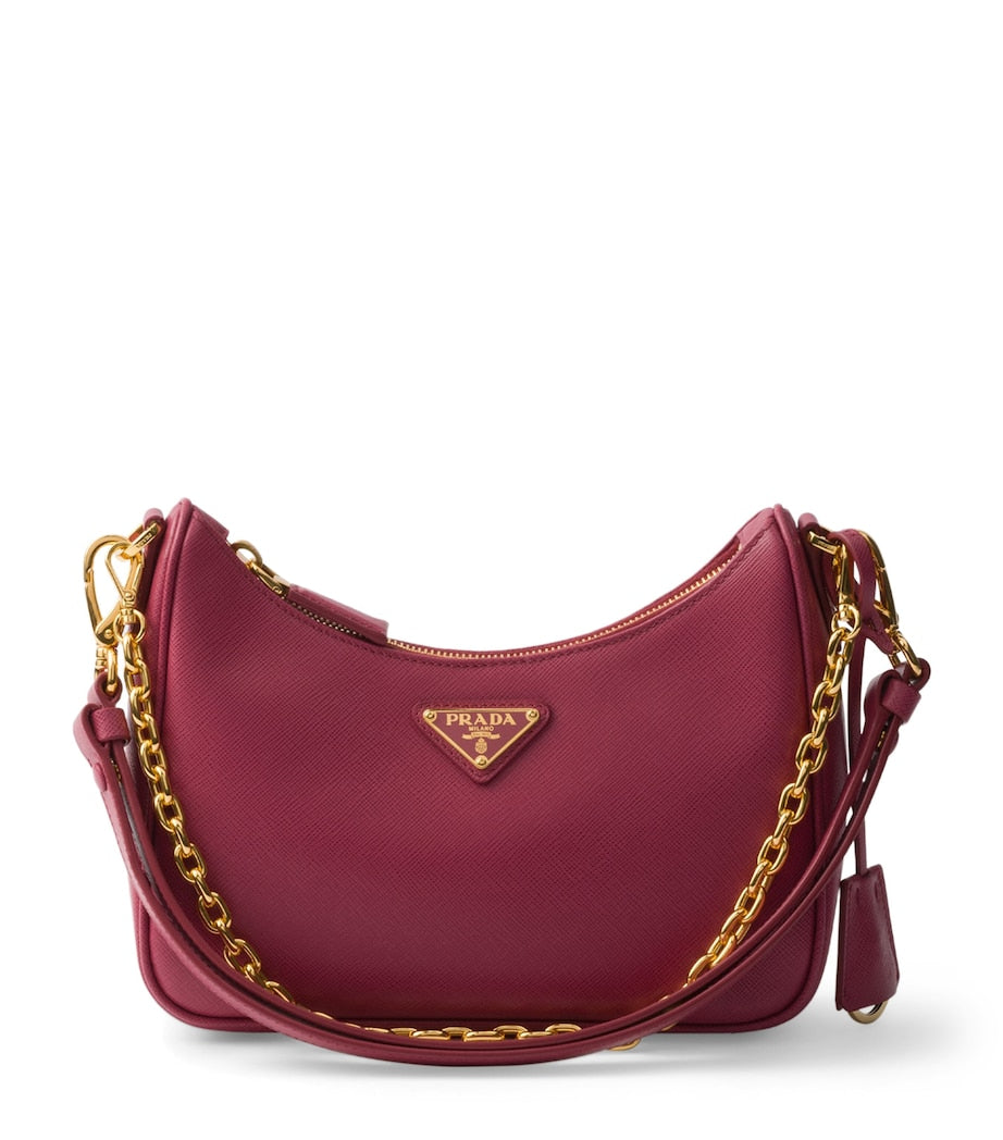 Prada Mini Saffiano Leather Re-Edition Shoulder Bag