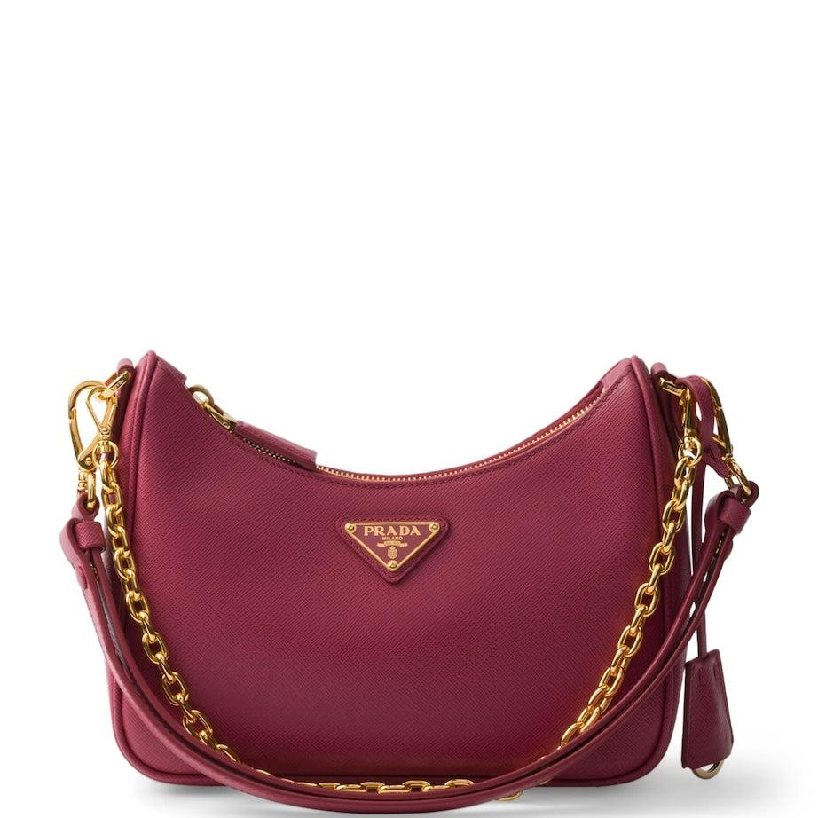 Prada Mini Saffiano Leather Re-Edition Shoulder Bag