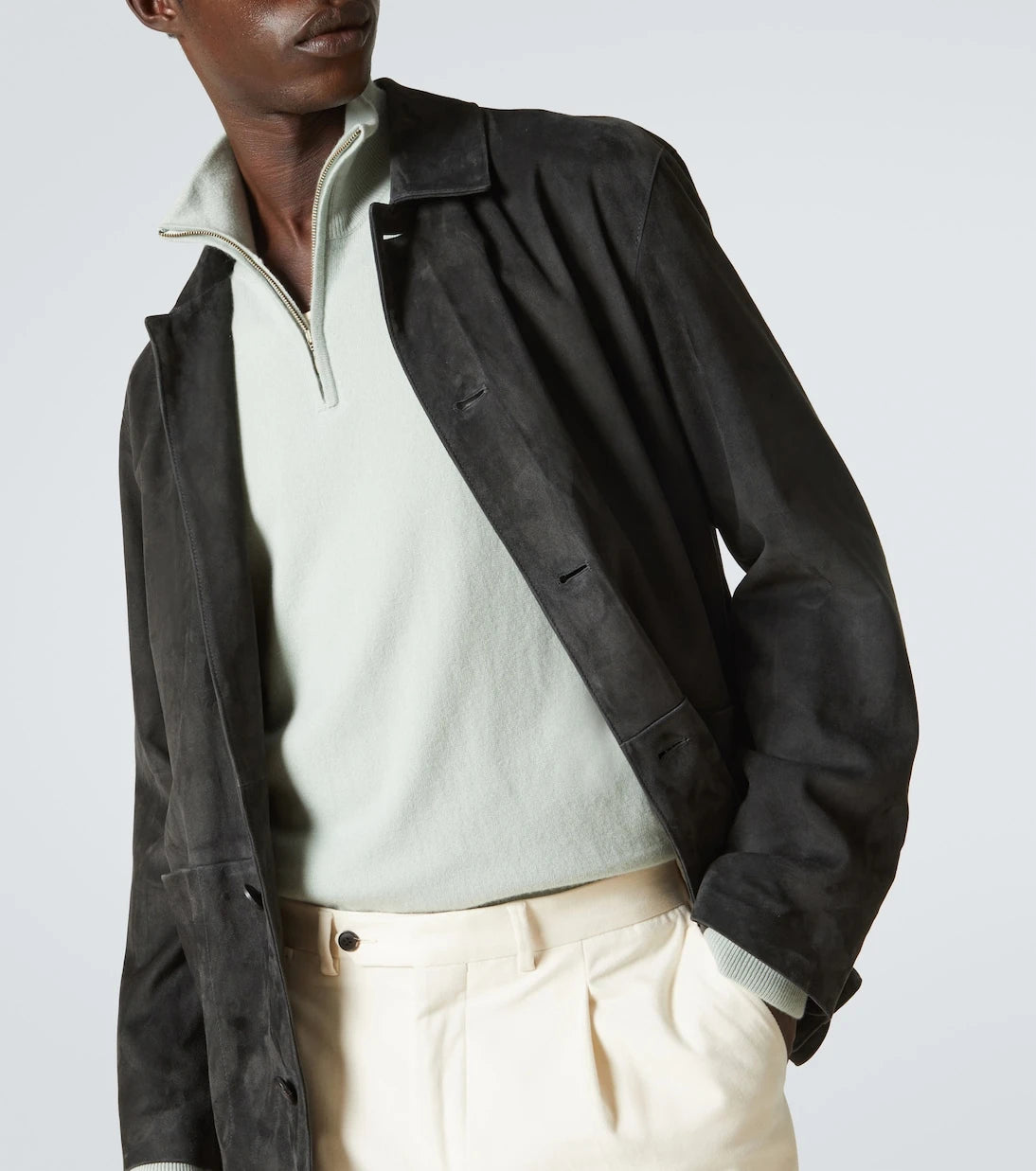 Le Kasha - Dared cashmere half-zip sweater