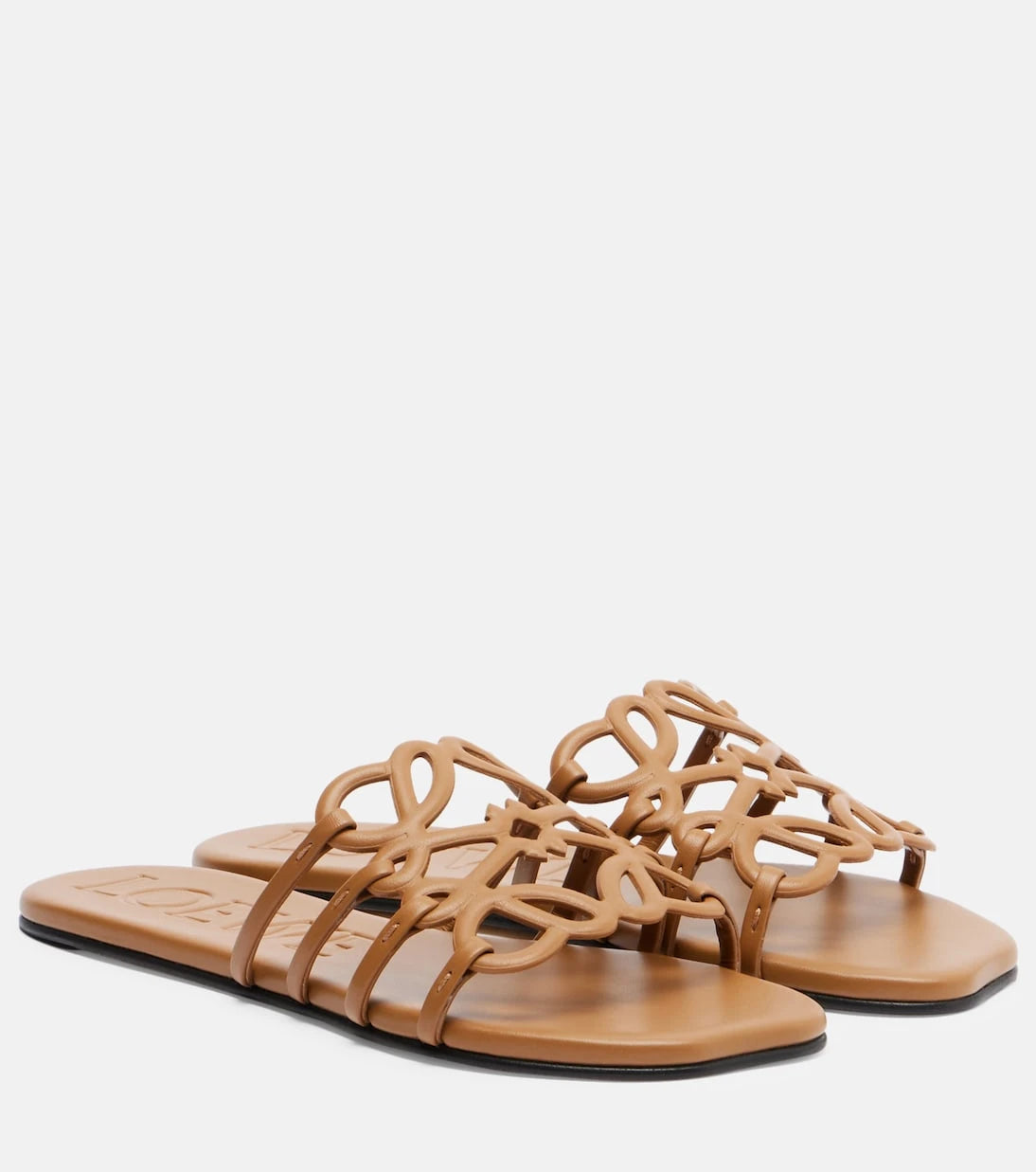 Loewe - Paula's Ibiza Petal Anagram leather slides