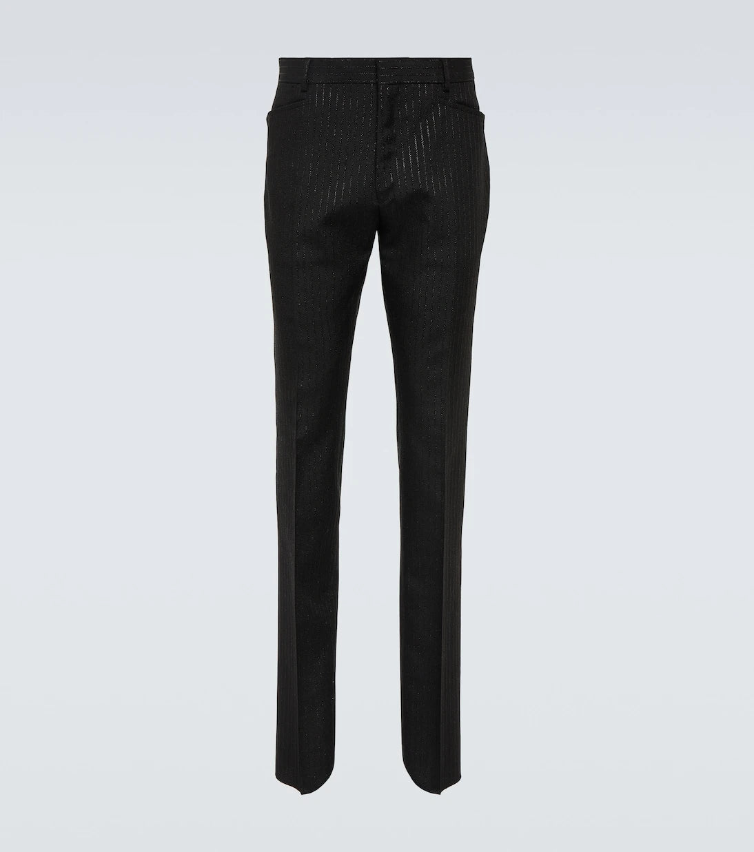 Tom Ford - Atticus striped mohair-blend jacquard slim pants