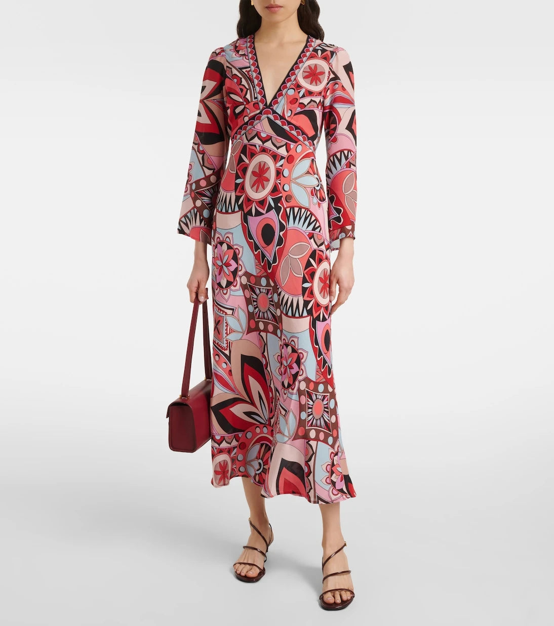 Rixo - Tania silk maxi dress