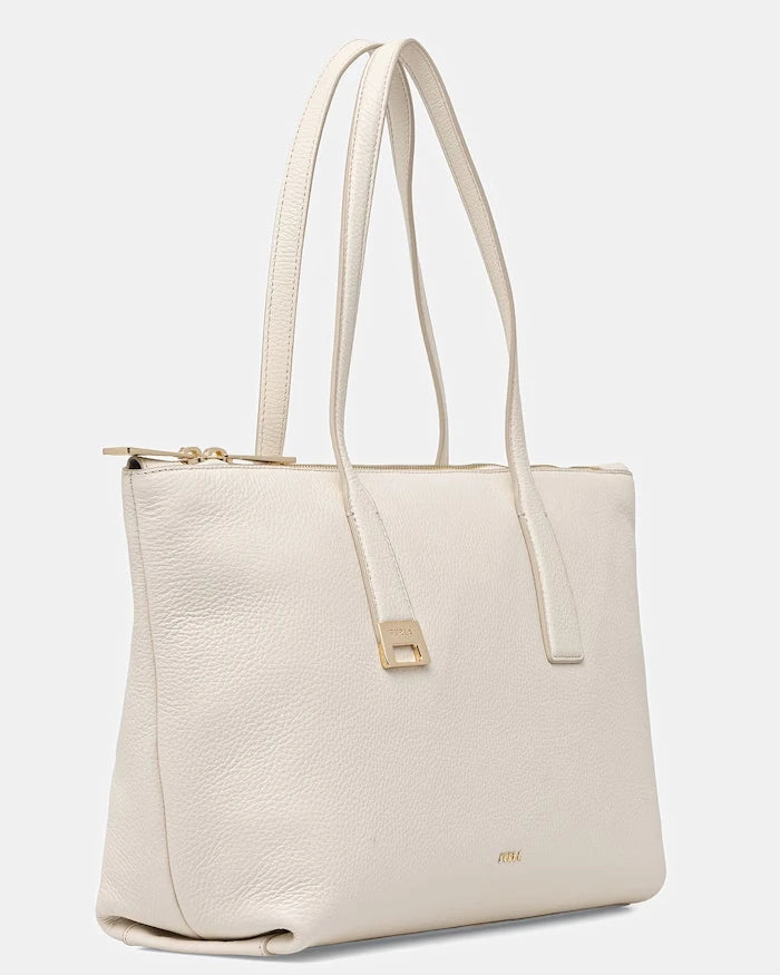 Furla шопинг чанта дамска от кожа Olivia M Tote