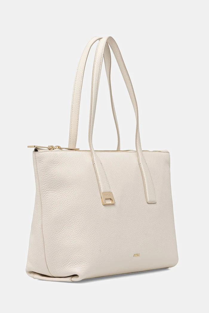 Furla шопинг чанта дамска от кожа Olivia M Tote