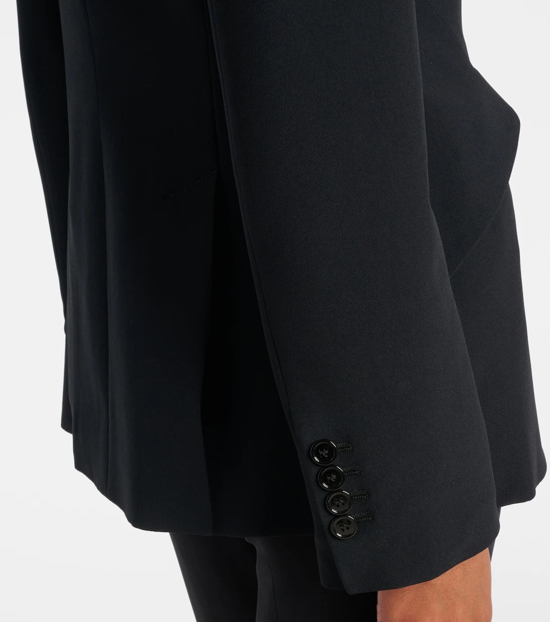McQueen - Embellished crepe blazer