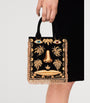 Mini Velvet Face Top-Handle Bag
