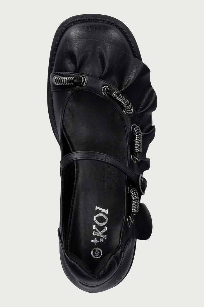Ruffle Chain Mary Janes Babetler