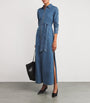 Alice+Olivia Blue Denim Chassidy Maxi Dress