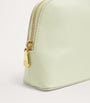 Small Leather Cosmetic Bag GREEN