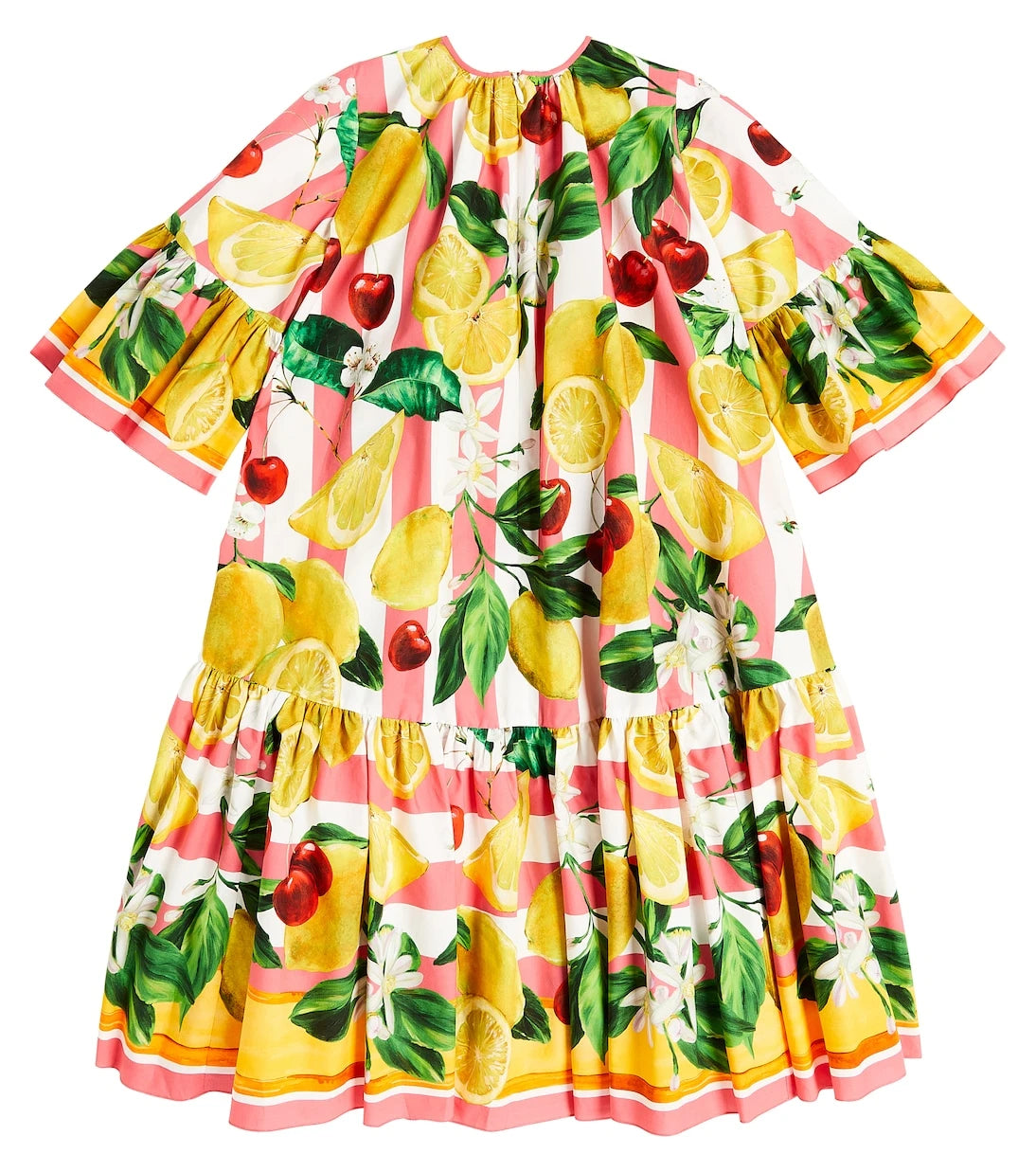 Dolce&Gabbana Kids - Printed cotton dress