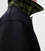 LOEWE Black Wool-Blend Reversible Overcoat