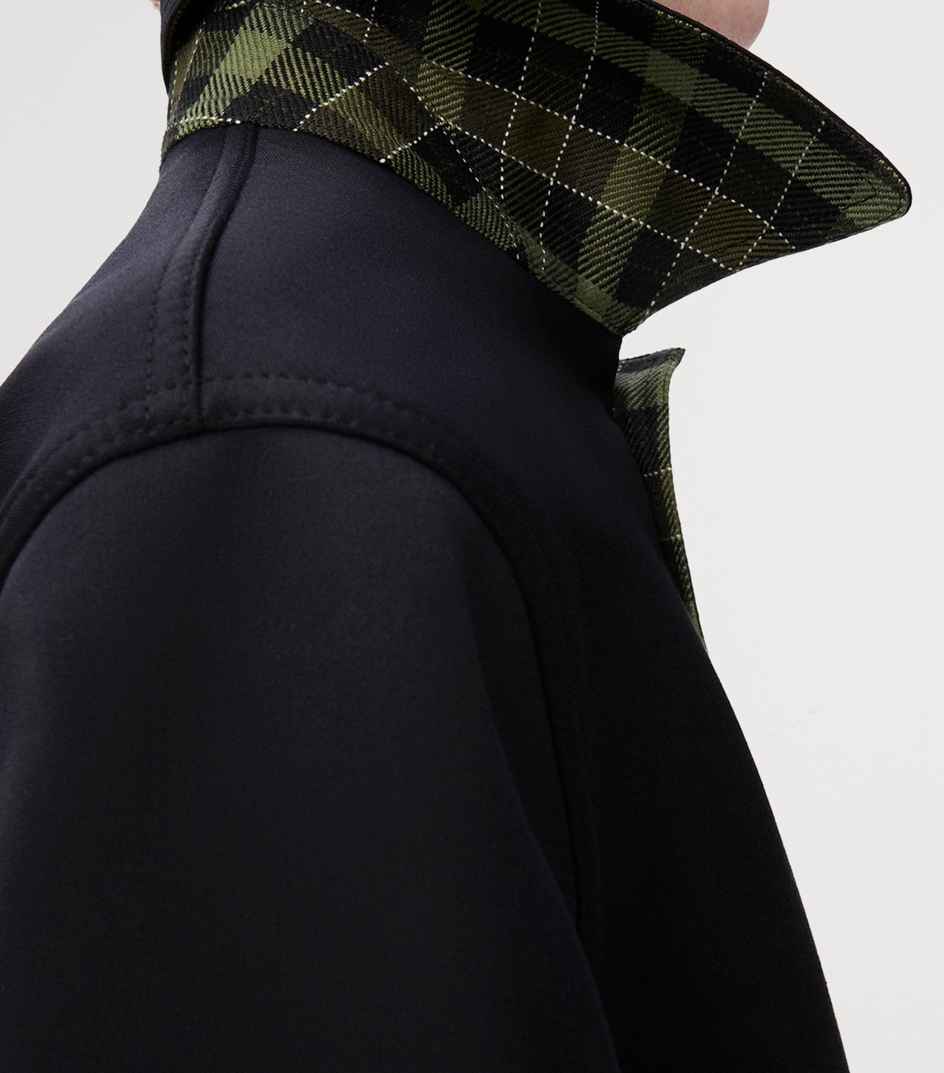 LOEWE Black Wool-Blend Reversible Overcoat