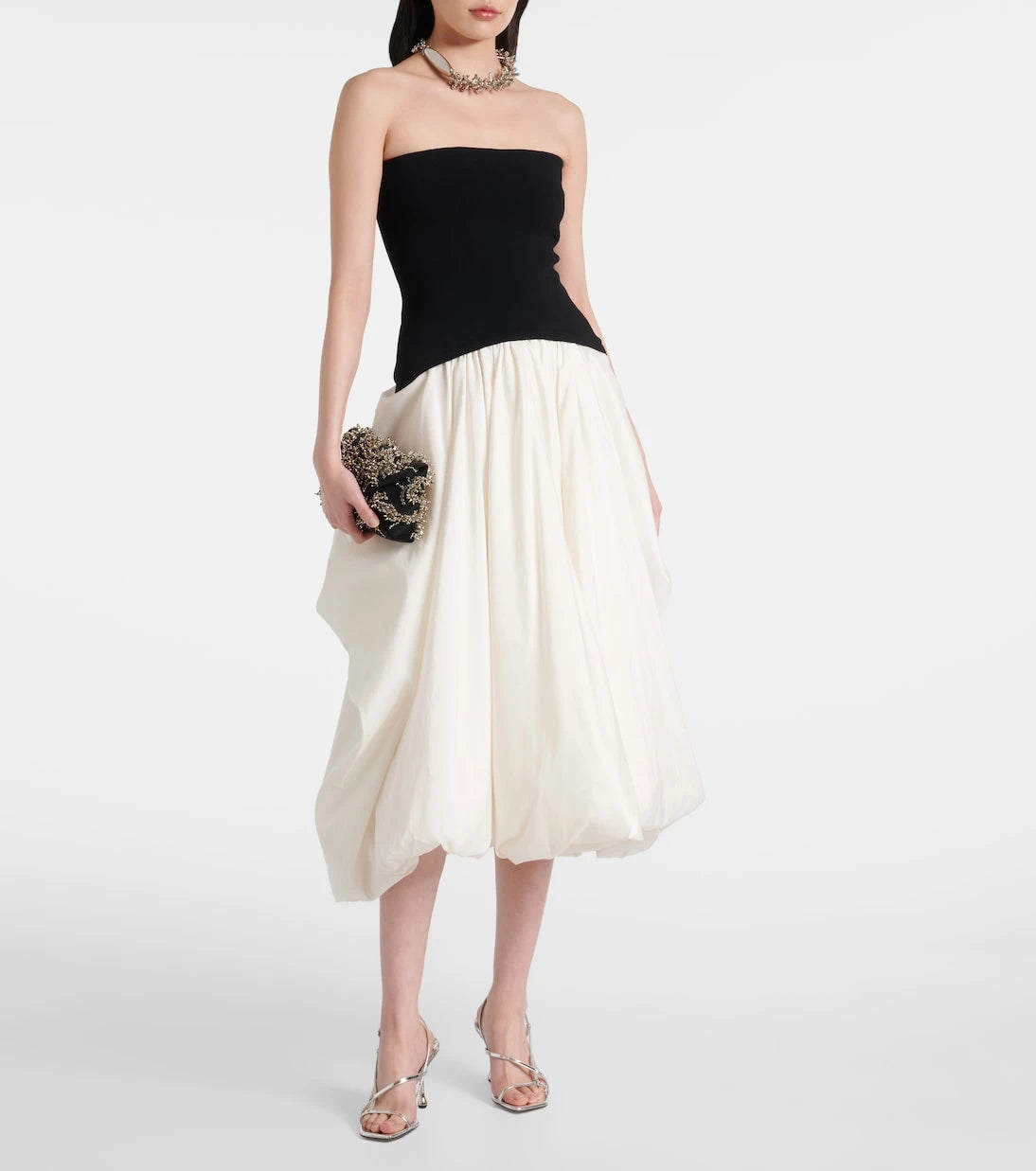 Simkhai - Izzy strapless taffeta midi dress