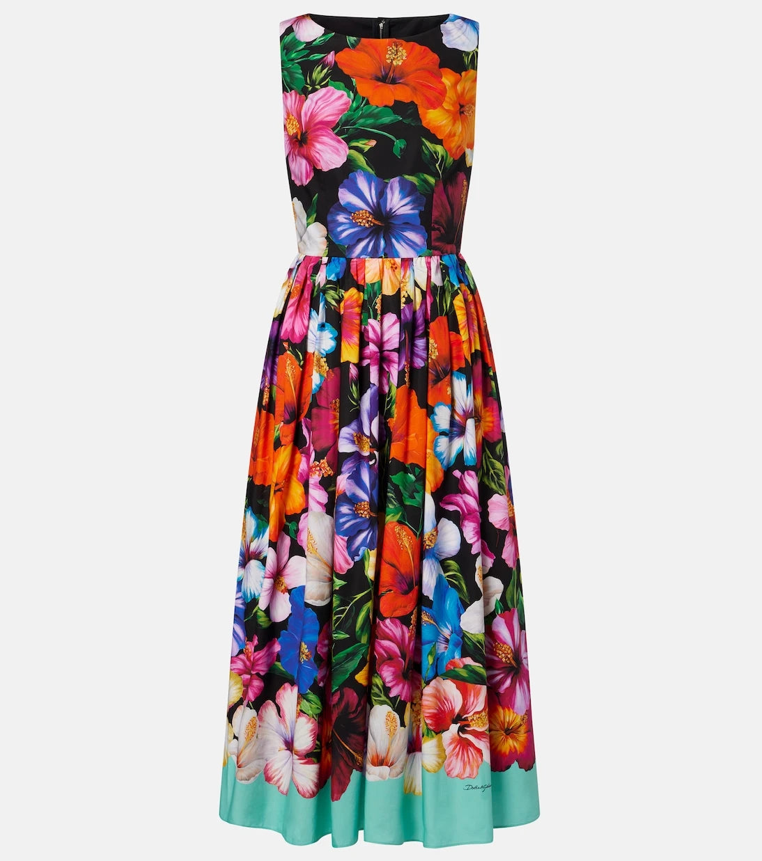 Dolce&Gabbana - Floral cotton midi dress