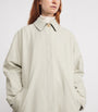 The Row Ivory Pluma Cotton-Cashmere Coat