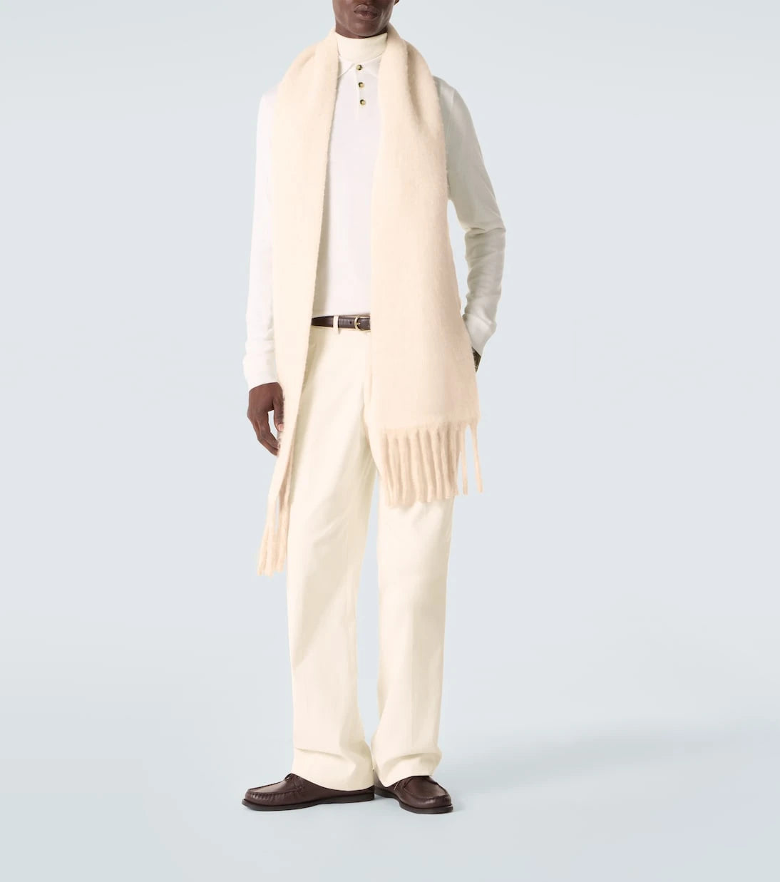Allude - Virgin wool polo sweater