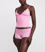 Skims Pink Fits Everybody Lace-Trim Cami and Shorts Set