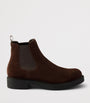 Prada Suede Chelsea Boots