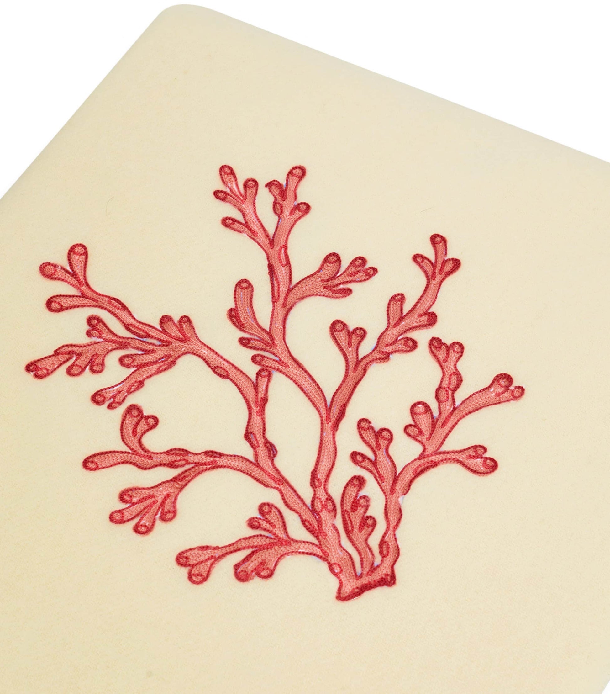 Virgin Wool Red Coral Throw (132cm × 159cm)