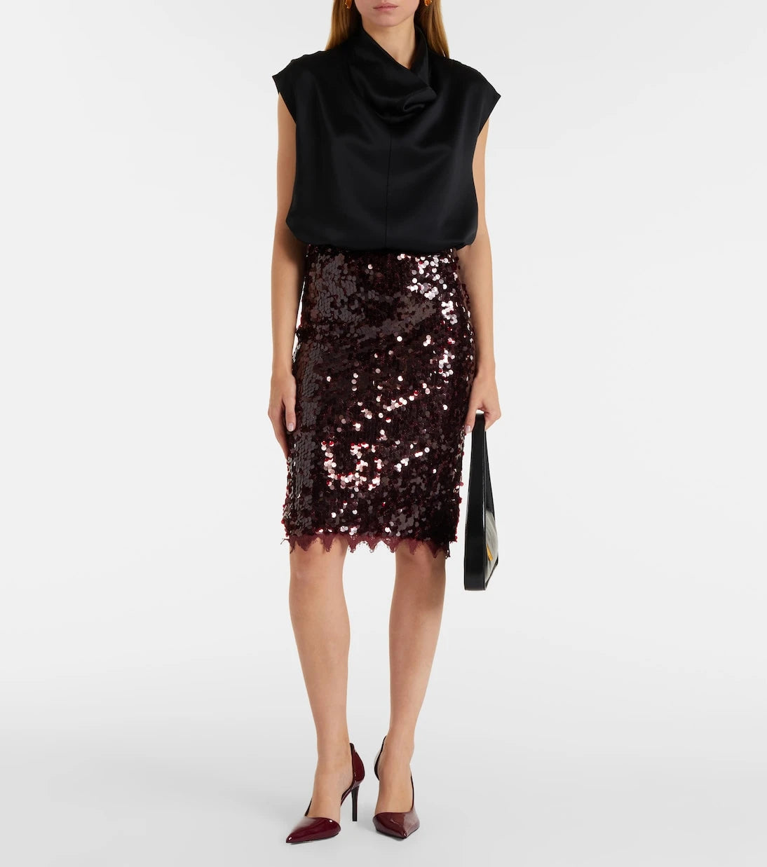 Christopher Esber - Opaline sequined midi skirt
