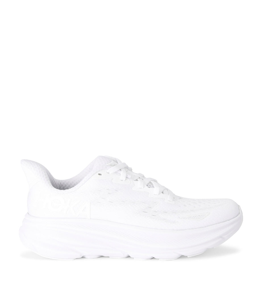 White Clifton 9 Running Sneakers
