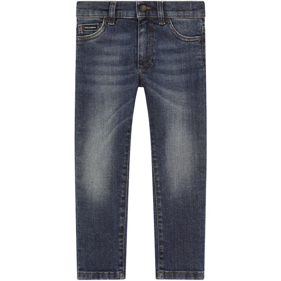 Dolce & Gabbana Kids Dark Wash Jeans (2-6 Years)