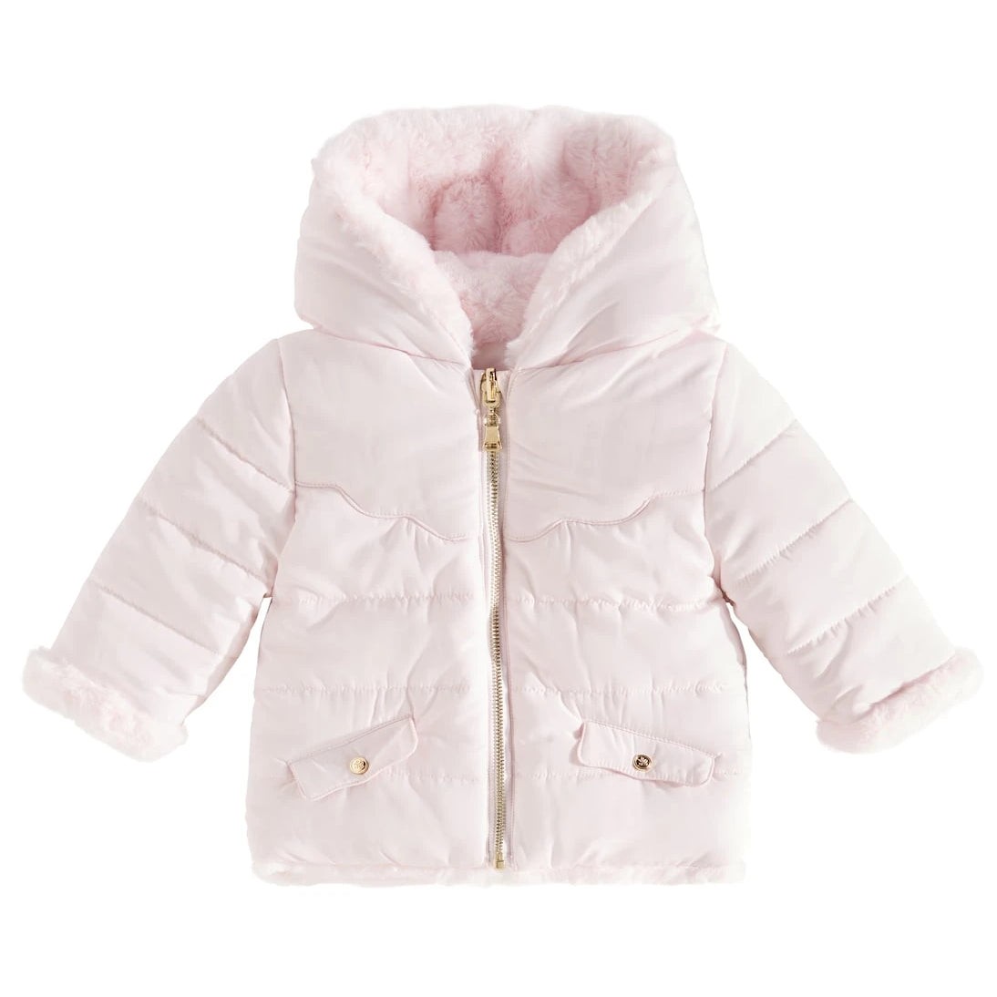 Tartine et Chocolat - Baby faux shearling jacket