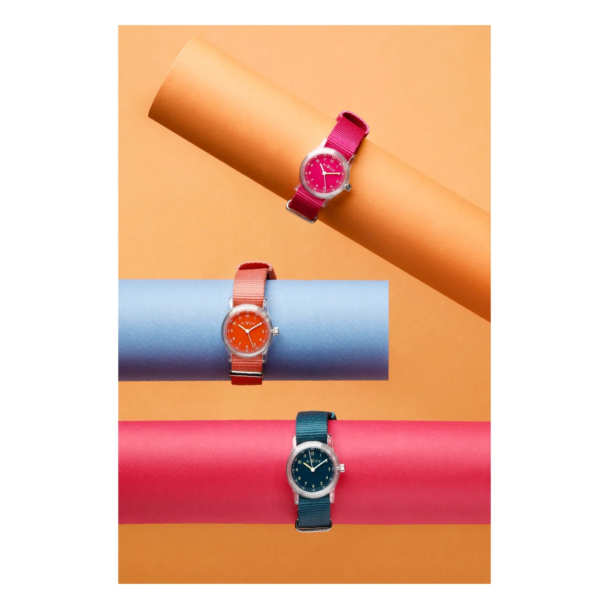 Millow - Et’Tic Watch | Raspberry Red