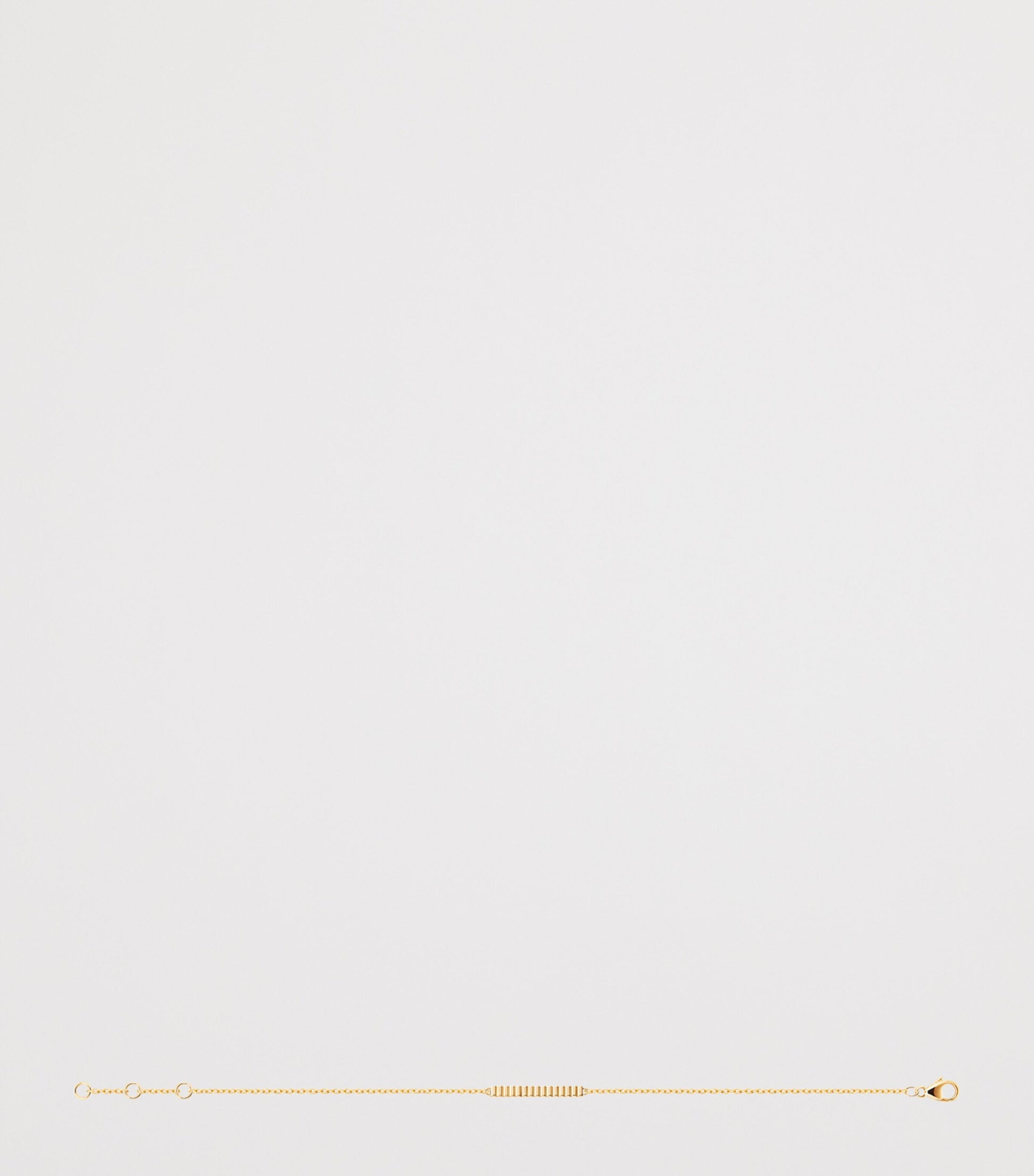 Yellow Gold Quatre Grosgrain Chain Bracelet