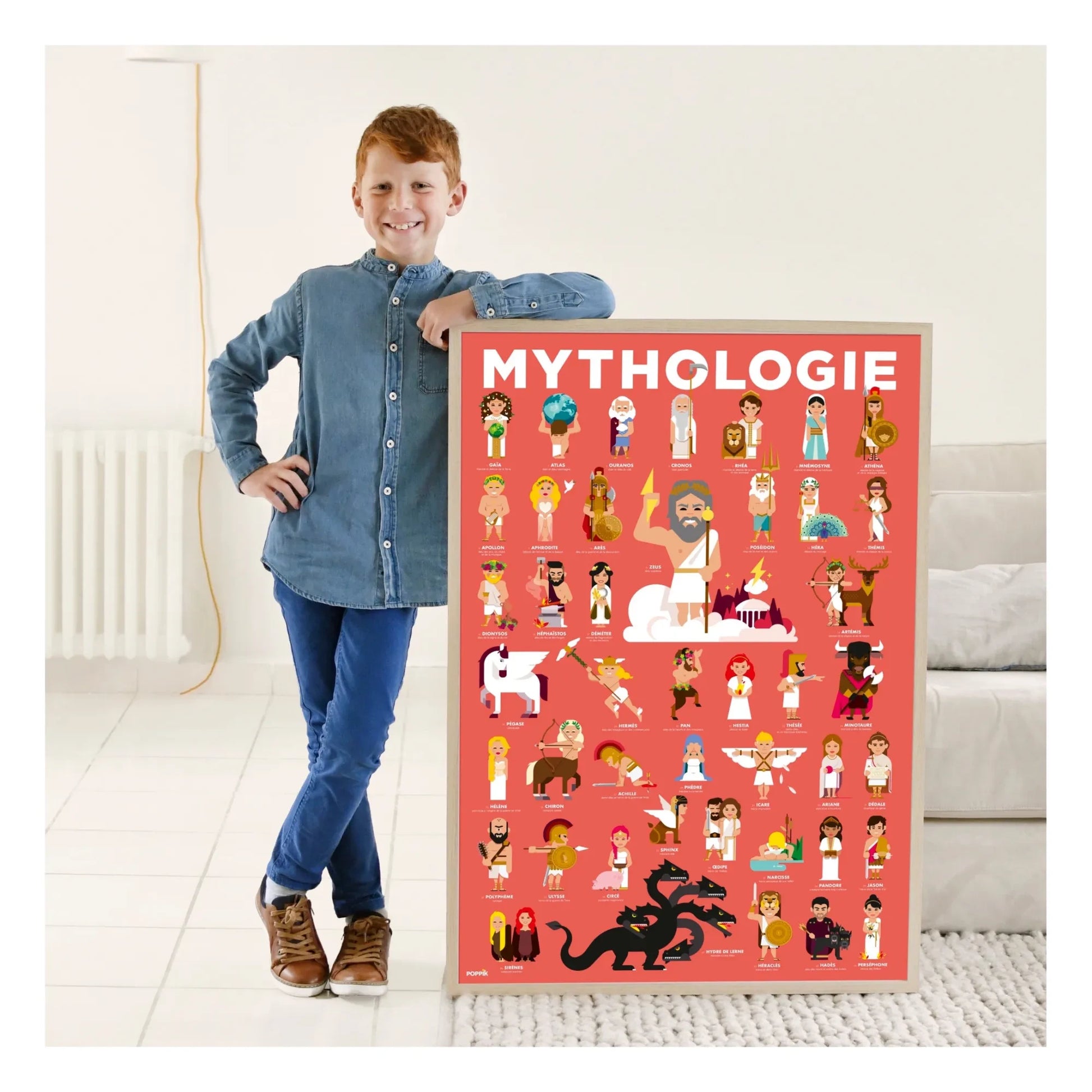 Poppik - Mythology Sticker Poster