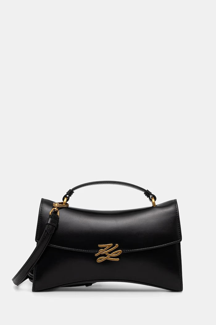 Karl Lagerfeld чанта crossbody дамска от кожа K/AUTOGRAPH