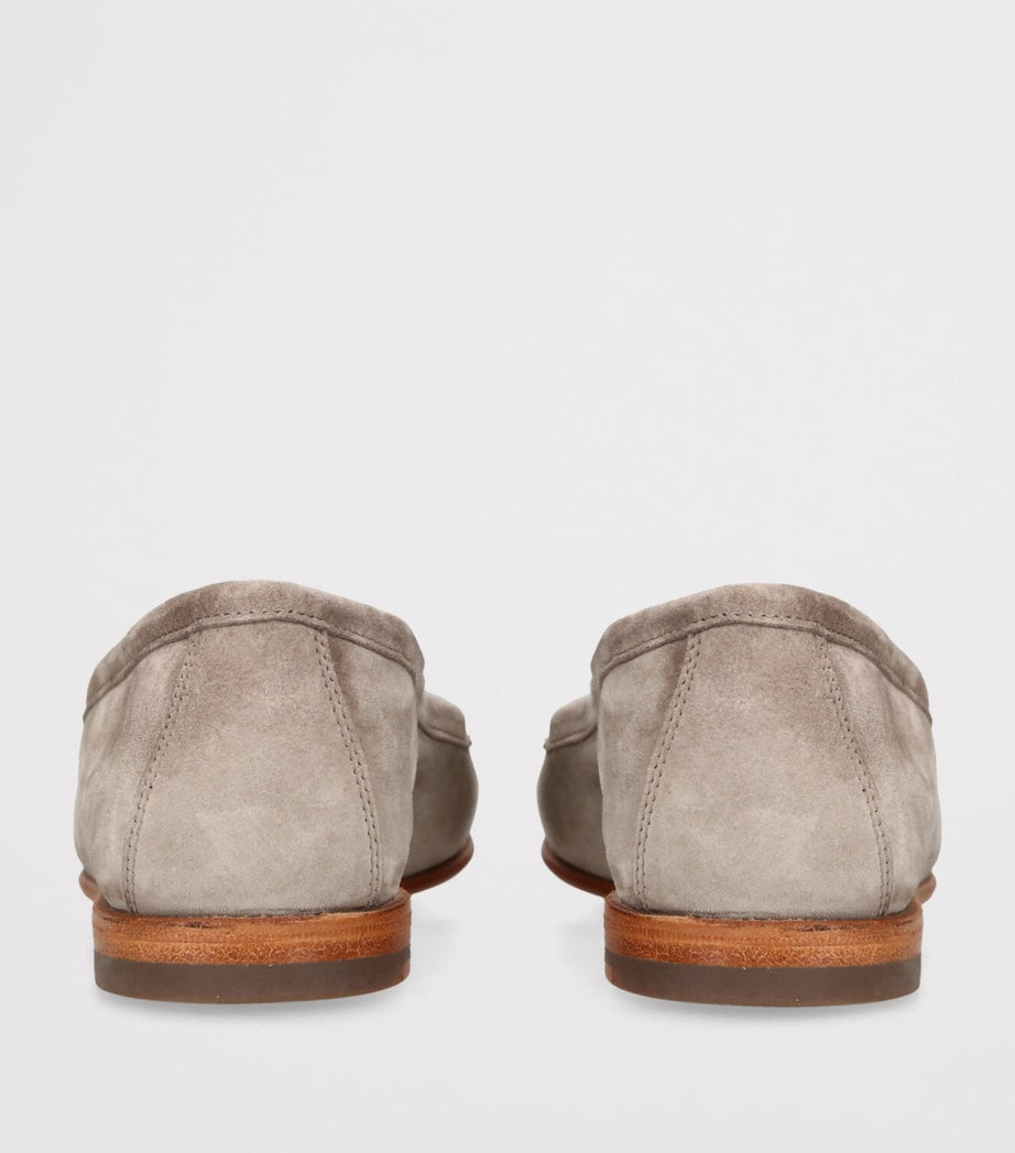 Brown Suede Carla Loafers