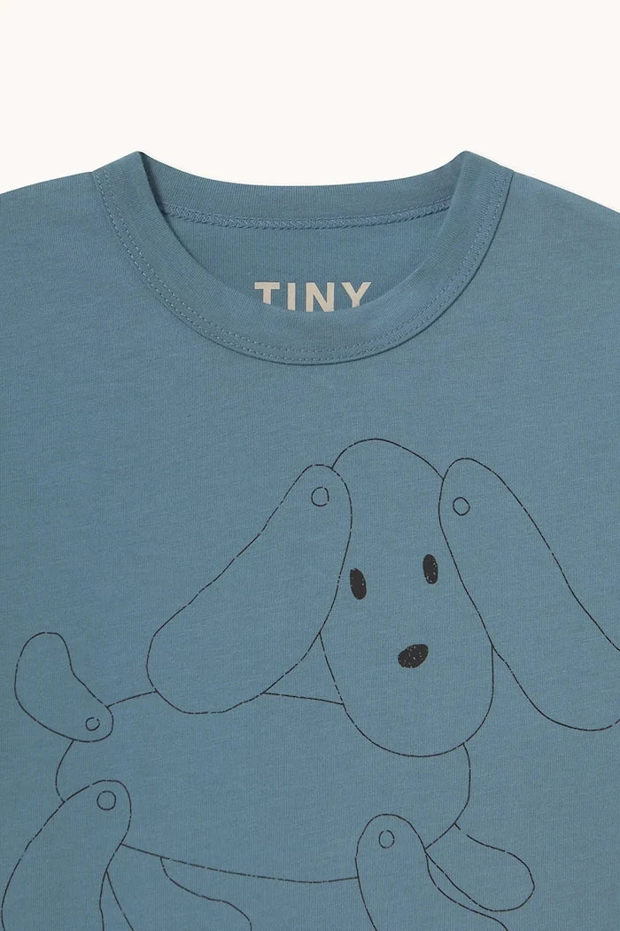 Çocuklar için pamuklu DOG GRAPHIC TEE tişört