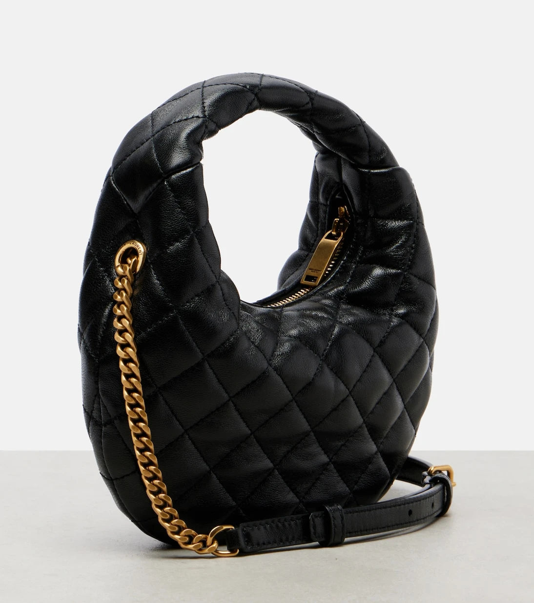 Saint Laurent - Icarino Mini leather top-handle bag