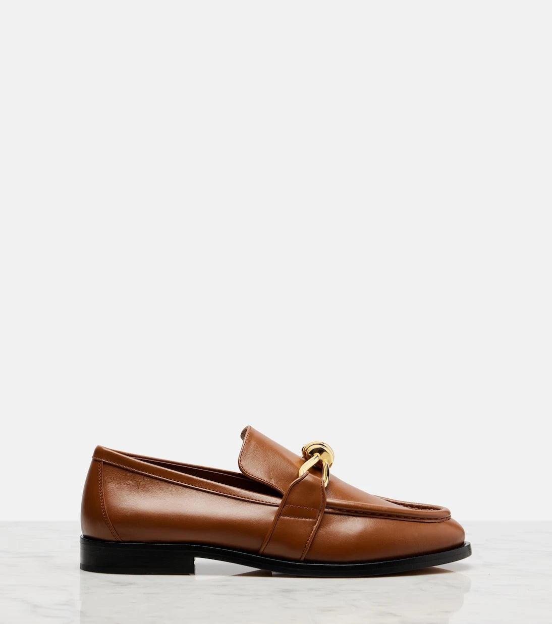 Bottega Veneta - Astaire Knot leather loafers