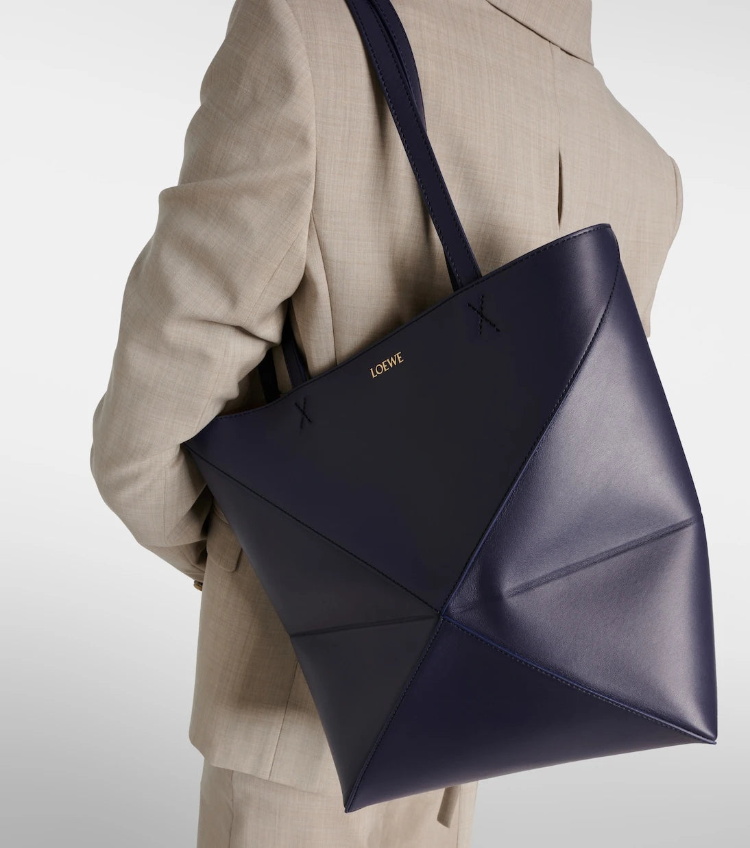 Loewe - Puzzle Fold leather tote bag