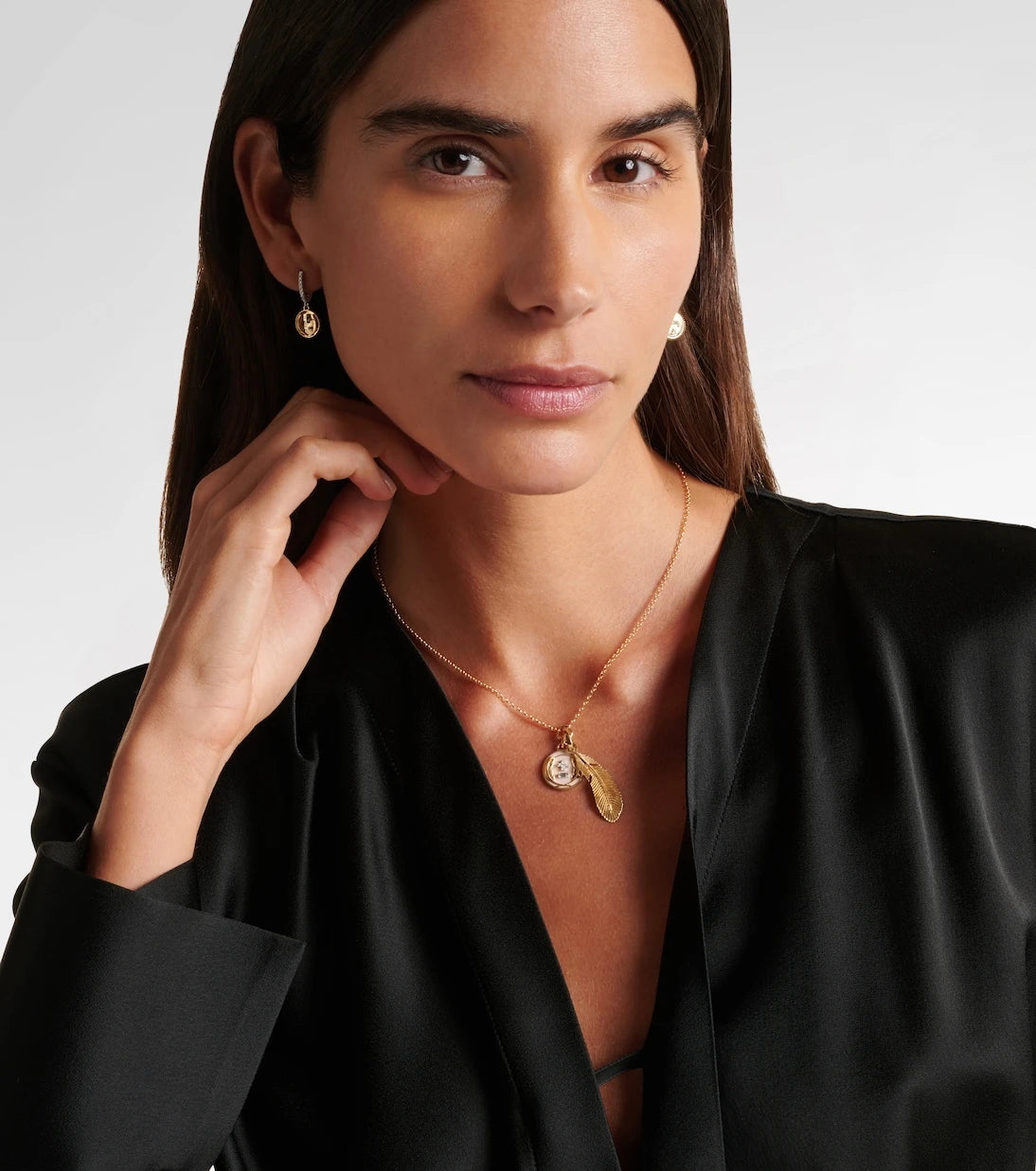 FoundRae - Vivacity 18kt gold pendant necklace with diamonds