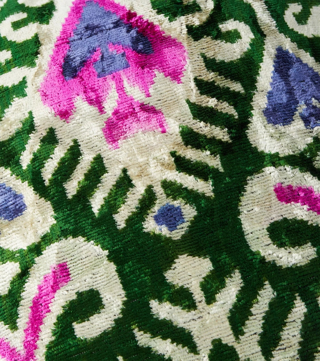 Les-Ottomans - Silk and cotton cushion