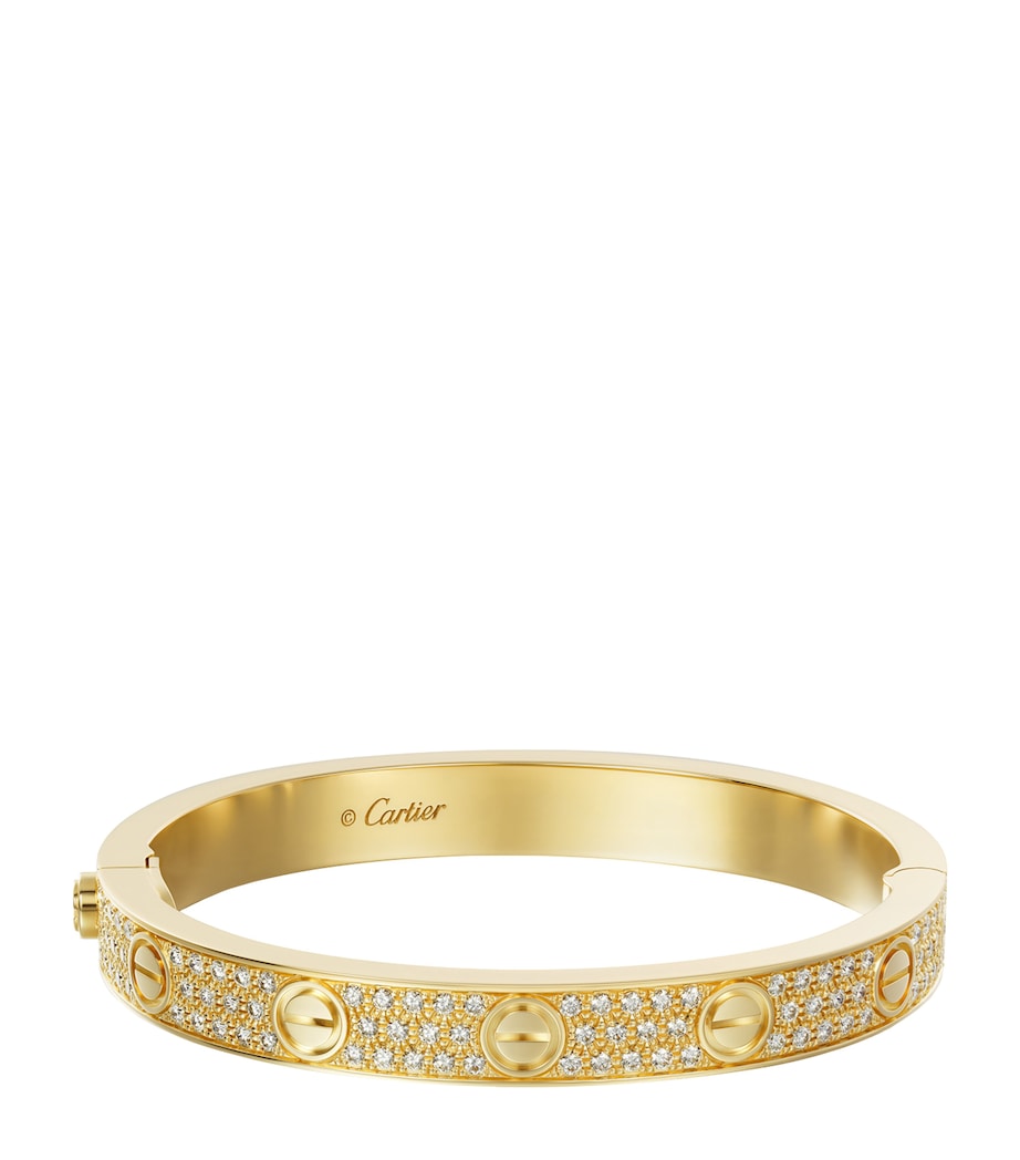 Cartier Yellow Gold and Diamond LOVE Bracelet
