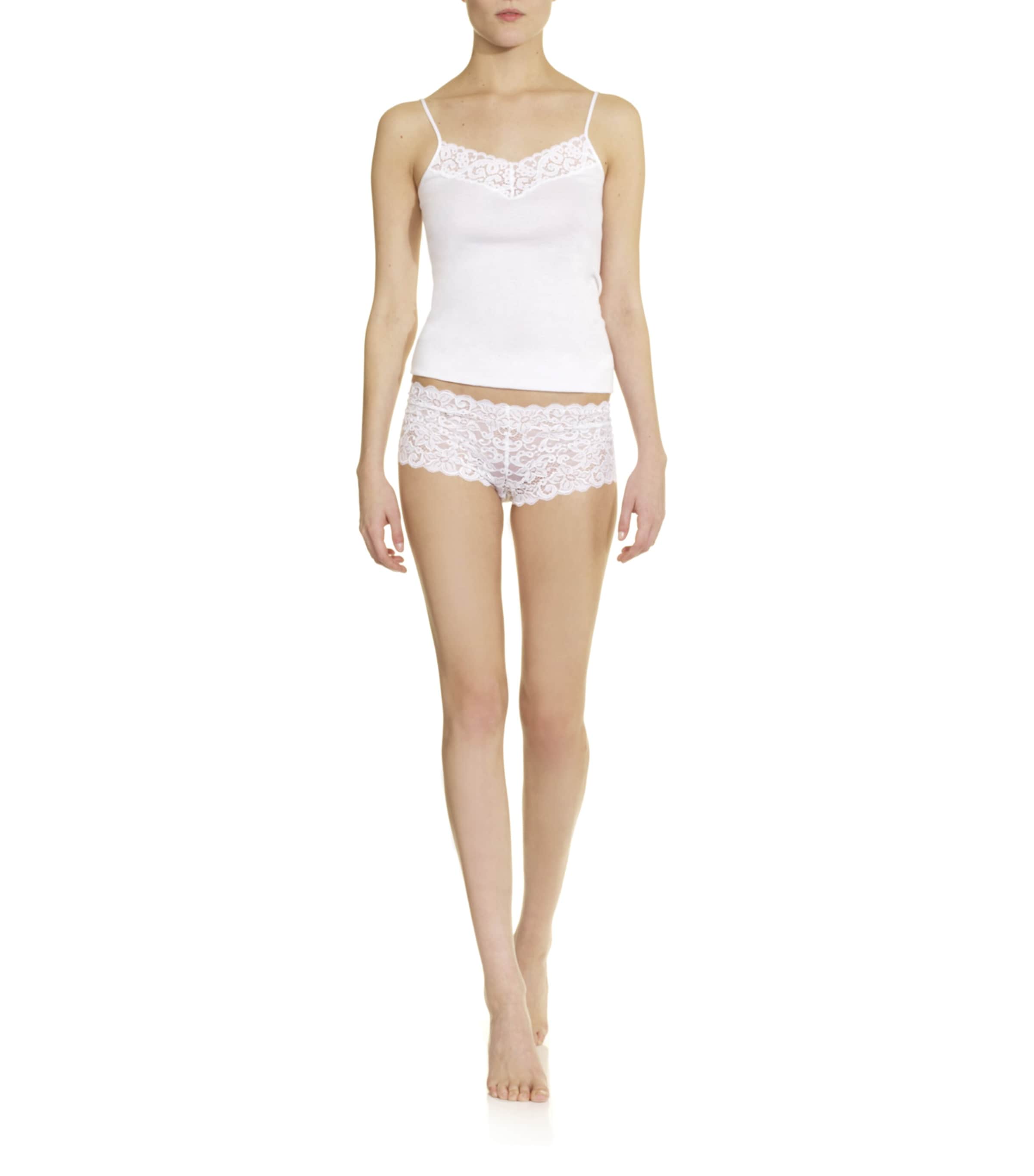 White Moments Lace Short
