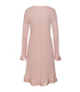 Nude Cotton-Blend Long-Sleeve Claire Nightdress