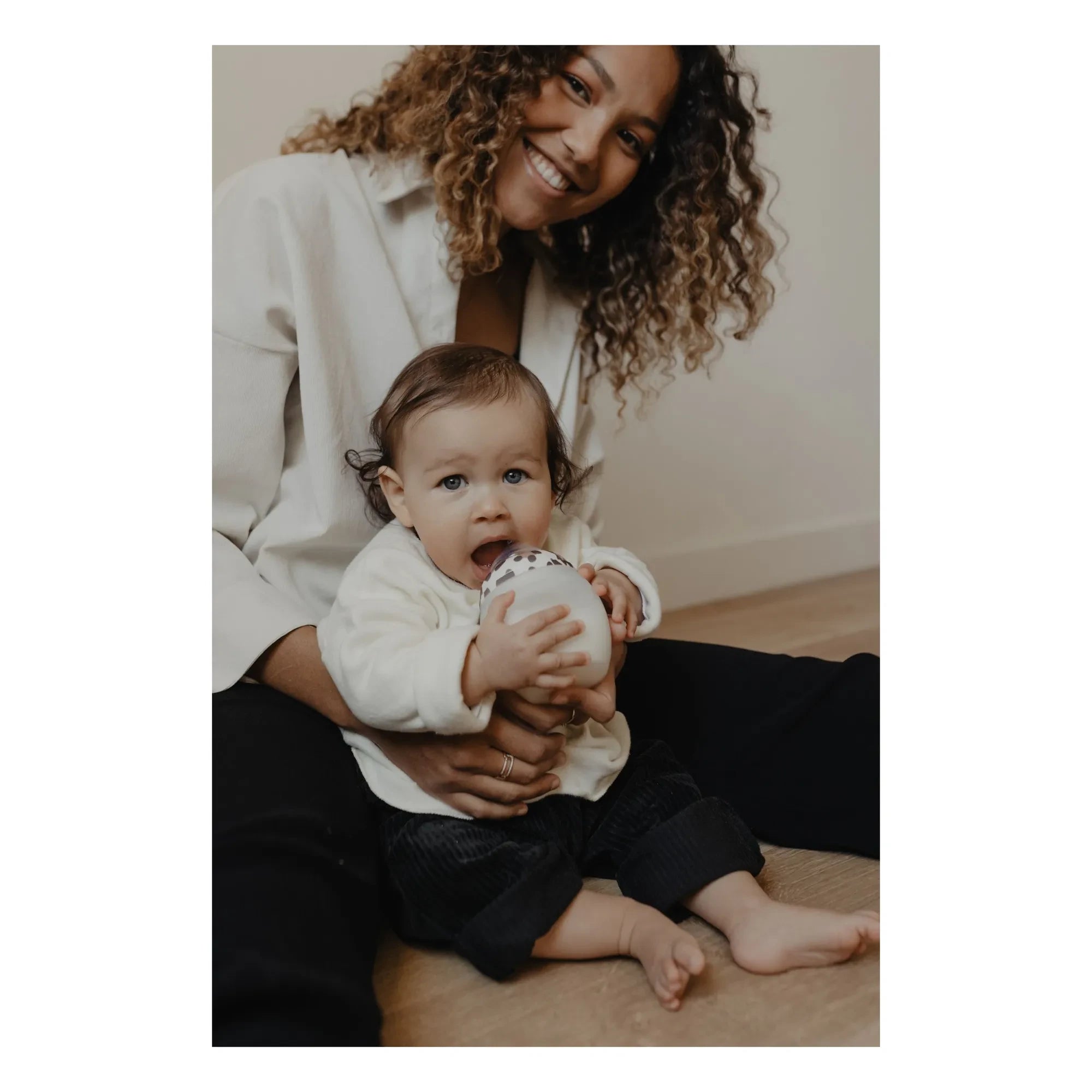 Elhée - Graouu medical silicone bottle and physiological teat | Camel