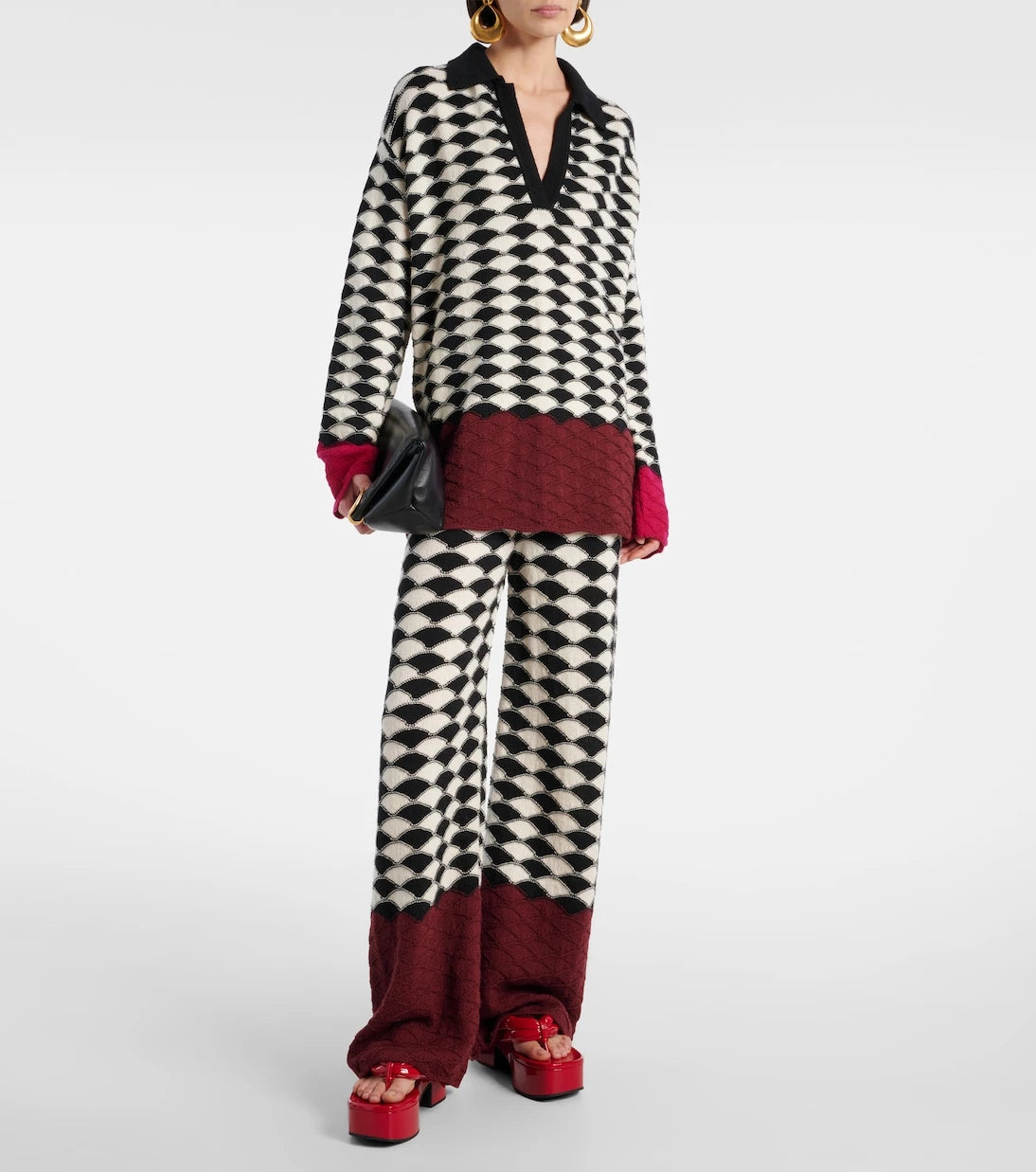 La DoubleJ - Lounge wool wide-leg pants